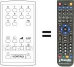 Replacement remote control 21 KAN