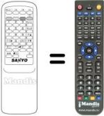 Replacement remote control JXYC