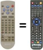 Replacement remote control 3139 228 82572