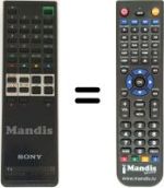 Replacement remote control Sony KV-M 1620