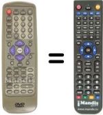 Replacement remote control 231 G