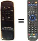 Replacement remote control 260 269