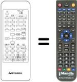 Replacement remote control 290P-014A5