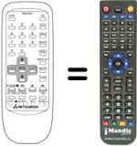 Replacement remote control 290P-079010