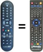 Replacement remote control I-CAN I-CAN 1100 TBG