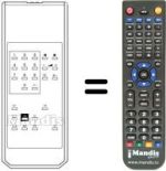 Replacement remote control 40 / 100 FRANCIA