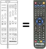 Replacement remote control 412.01.8061