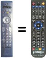 Replacement remote control Aristona 42 PF 9967 D