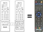 Replacement remote control Aristona 42 PW 9982
