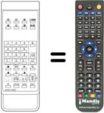 Replacement remote control 4AA4U1T0023