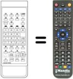 Replacement remote control 4AA4U1T0032