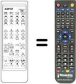 Replacement remote control JXHM