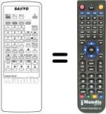 Replacement remote control 4AA4U1T0103