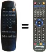 Replacement remote control 5000