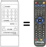 Replacement remote control 596618-6
