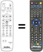 Replacement remote control 597-086G