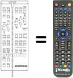 Replacement remote control 660.01.0222