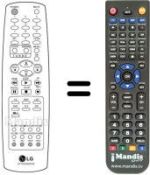 Replacement remote control LG 32 FZ 10PX