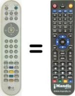 Replacement remote control Goldstar RZ-15LA70