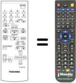 Replacement remote control VT-20 G