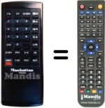 Replacement remote control 7200