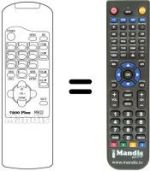 Replacement remote control 7200 PLUS MK II