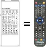 Replacement remote control 72148 D