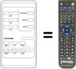 Replacement remote control 72220 L