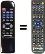 Replacement remote control LT 7600 PLUS MK II