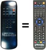 Replacement remote control 7500