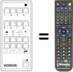 Replacement remote control 8 CHANNELS US