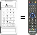 Replacement remote control 939P-03607