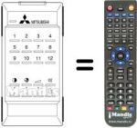 Replacement remote control 939P-03609