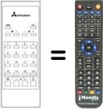 Replacement remote control 939P-05501