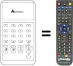 Replacement remote control 939P-05502