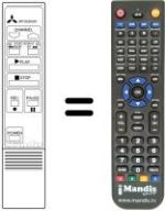 Replacement remote control 939P-11404