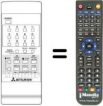 Replacement remote control 939P-15703