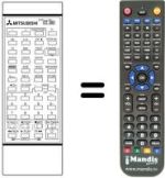 Replacement remote control 939P-212010