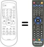 Replacement remote control Daewoo STVB-220