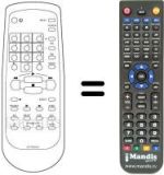 Replacement remote control 97P1R2CPA1