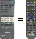 Replacement remote control Sony KV-2121 D