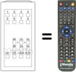 Replacement remote control A508230