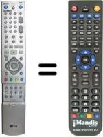 Replacement remote control AKB30880601