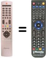 Replacement remote control AXD 1471