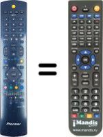 Replacement remote control Pioneer PDP 427 HD