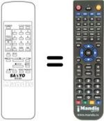Replacement remote control B01300