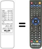 Replacement remote control B01302