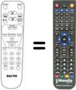 Replacement remote control B12600
