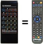Replacement remote control Pioneer DECODER BR-82 B (CABLE TV)