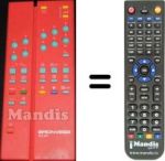 Replacement remote control TLC 361